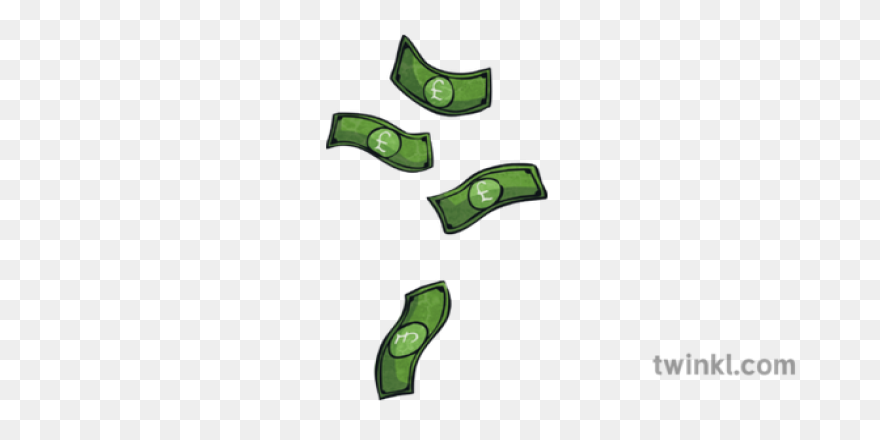 Falling Money Cartoon Png - Money Falling