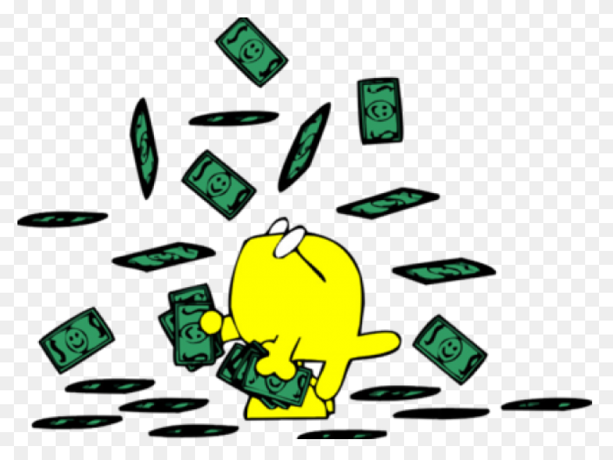 Falling Money Cartoon Png