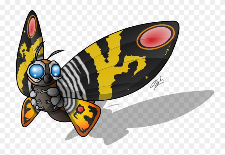 Picture - Mothra Clip Art - Png Dow