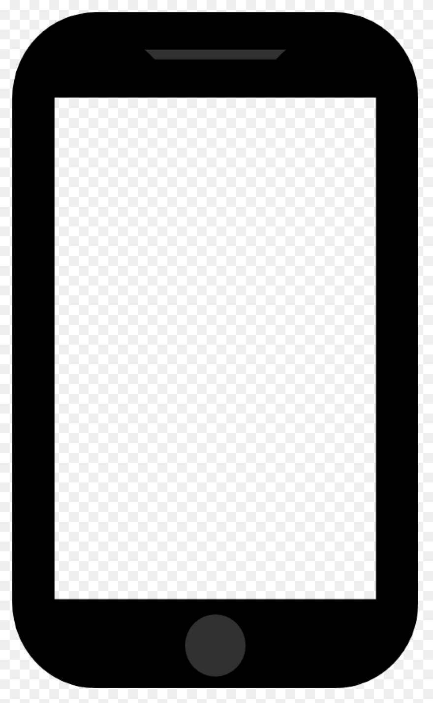Samsung Mobile Phone Clipart Hand - Mobile