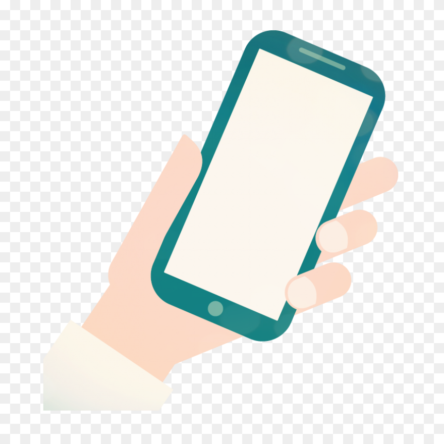 Hand With Phone Mobile Phone - Clip