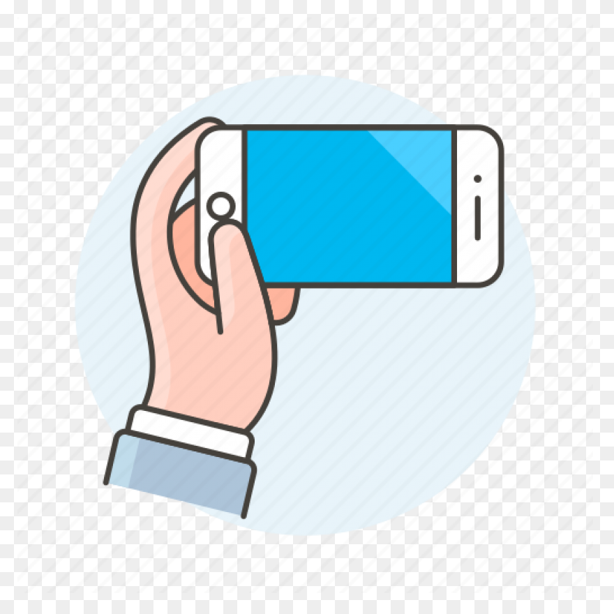 Hand With Phone Mobile Phone - Clip