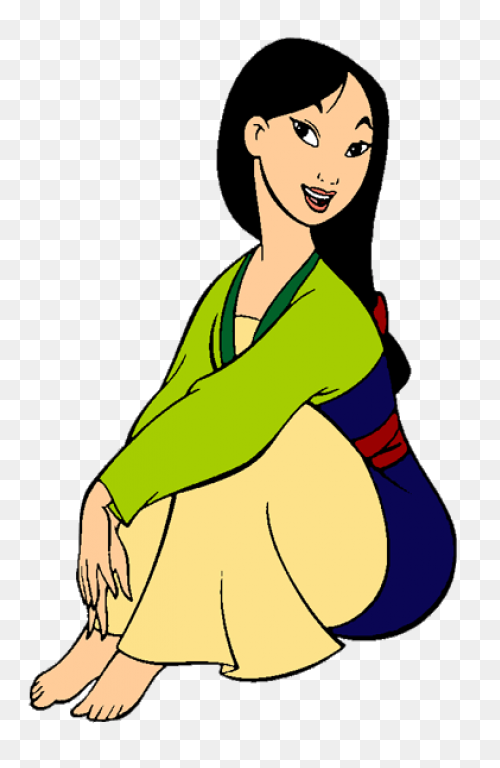 Clipmulansitting.gif (375×576) | Mulan Disney - Mulan