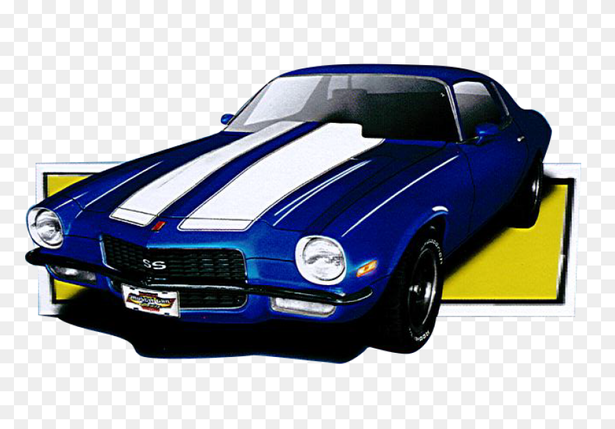 American Muscle Cars Clipart - Musc
