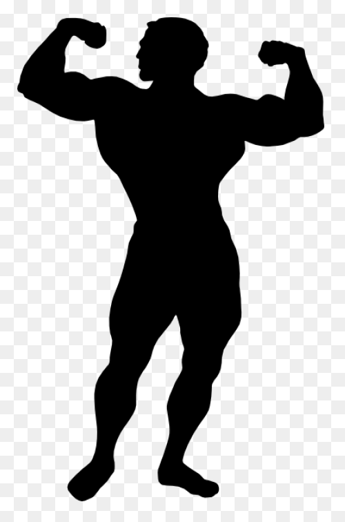 Vector Clip Art Of Muscle Man Doing