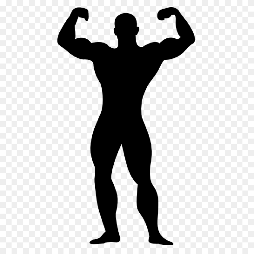Vector Clip Art Of Muscle Man Doing