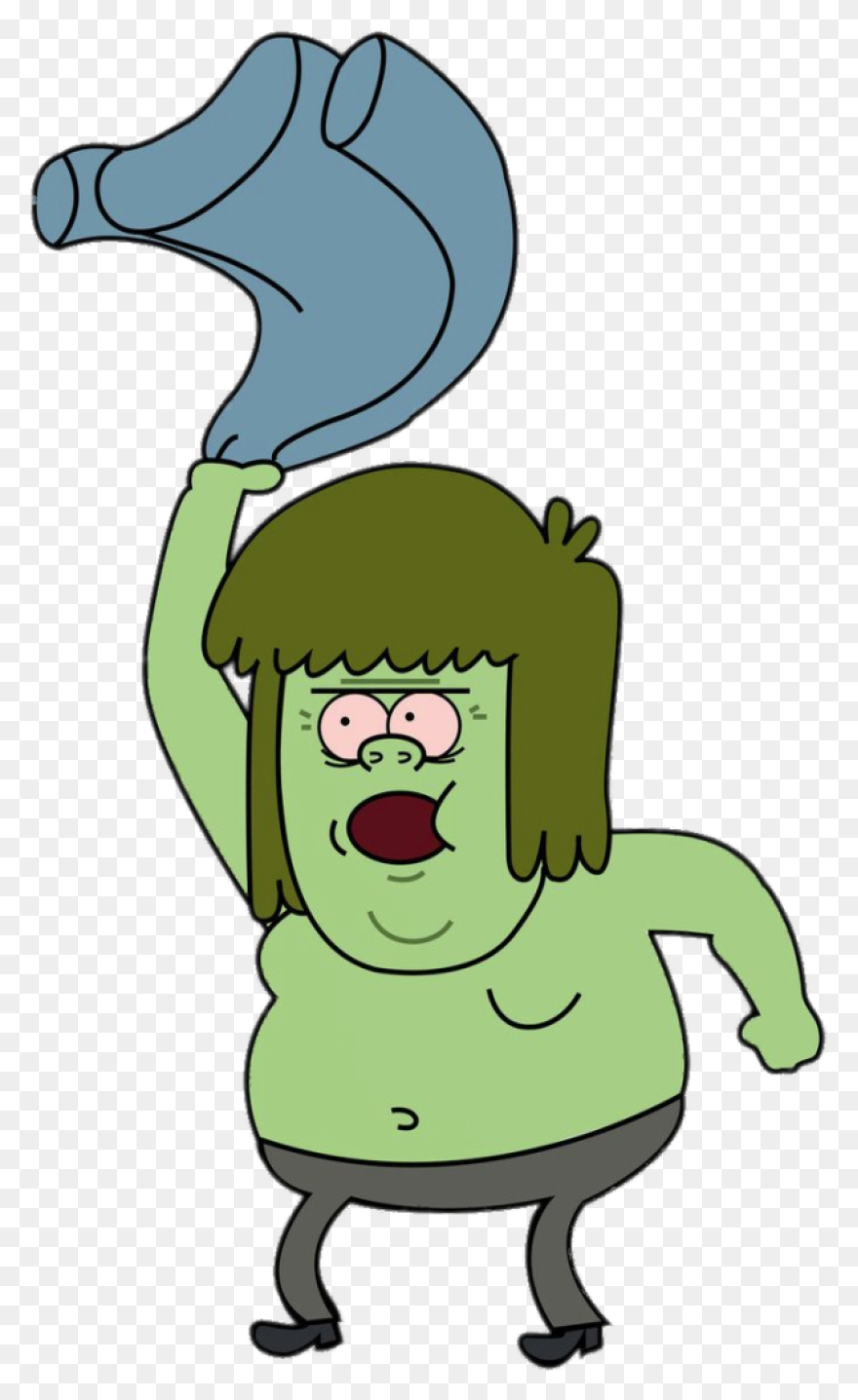 Vector Clip Art Of Muscle Man Doing