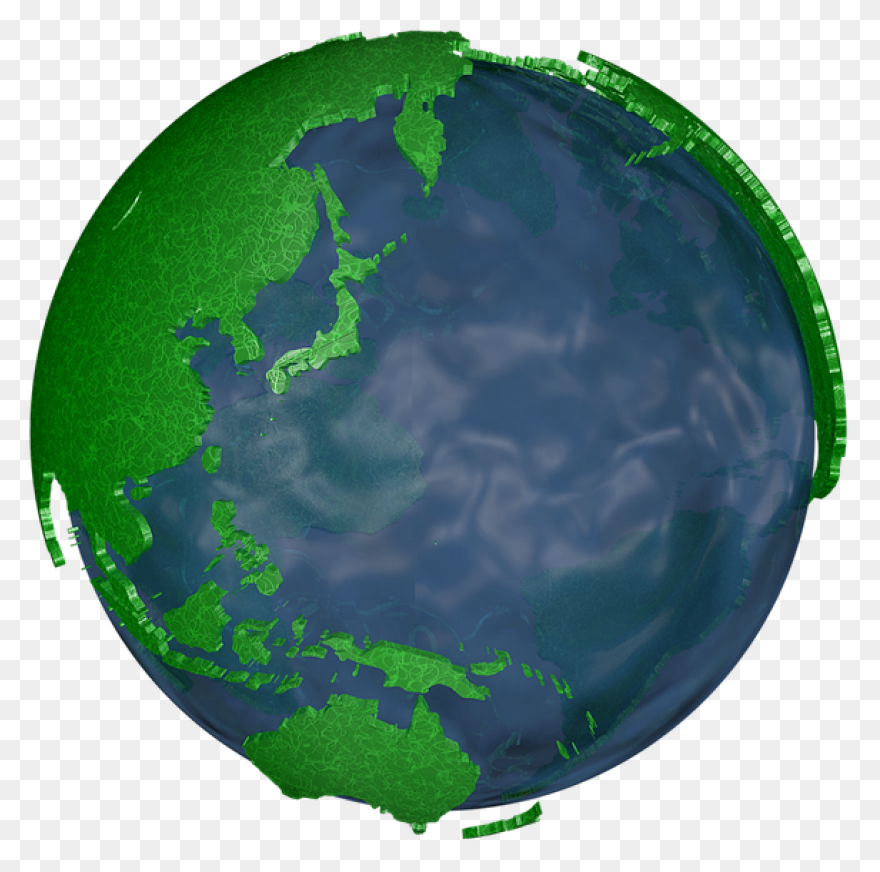 Globe Pngworldearththe Globeocean 3D Land - Mundo