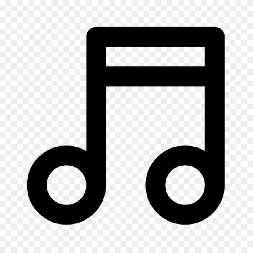 White Music 2 Icon - Free White Mus