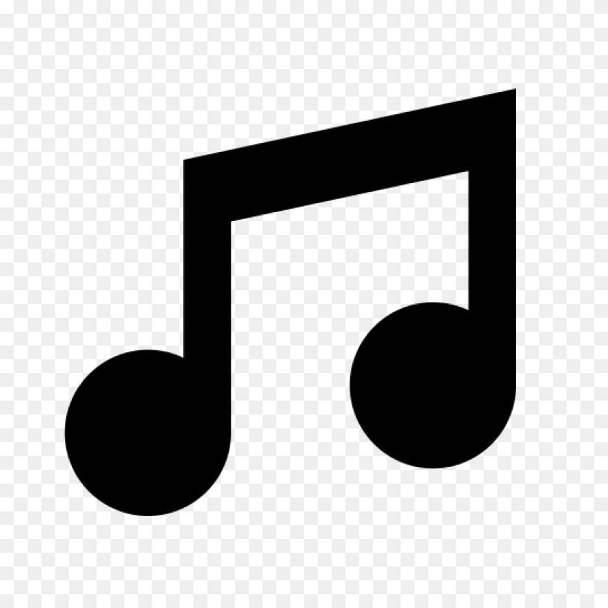 White Music 2 Icon - Free White Mus