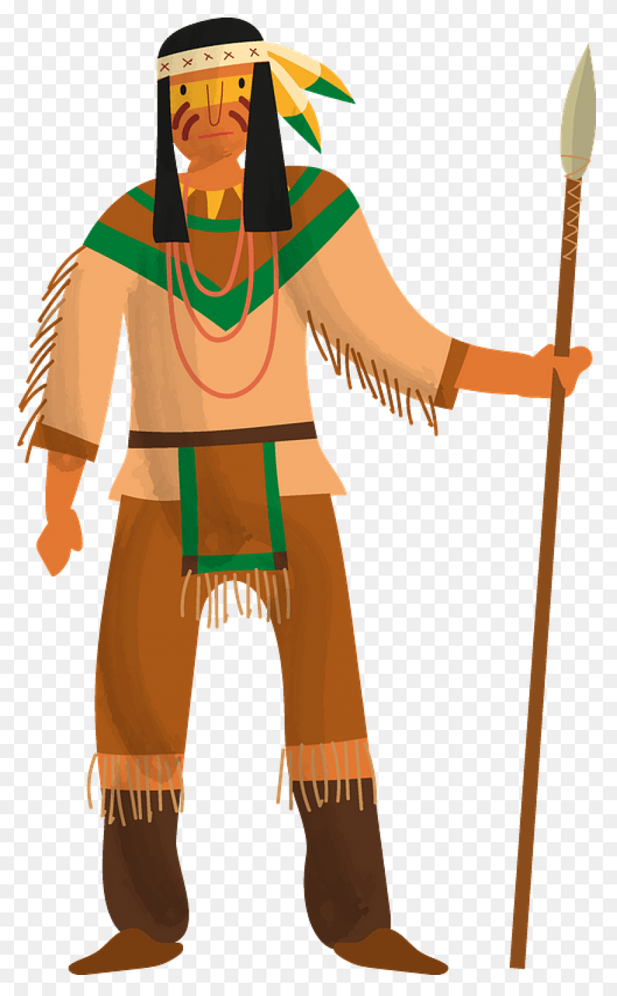 Free Native American Cliparts, Down
