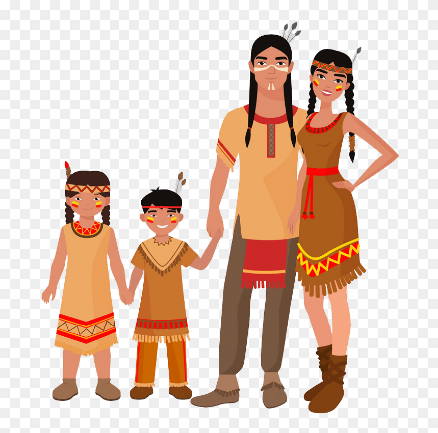 Free Native American Cliparts, Down