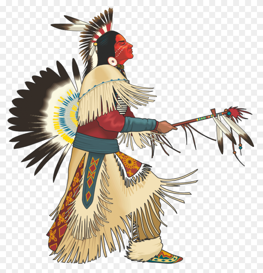 Free Native American Cliparts, Down