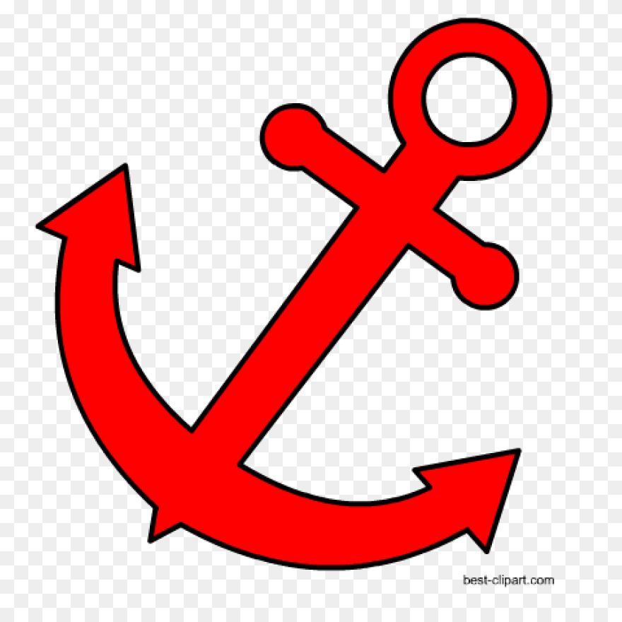 Free Nautical Anchor Cliparts, Down