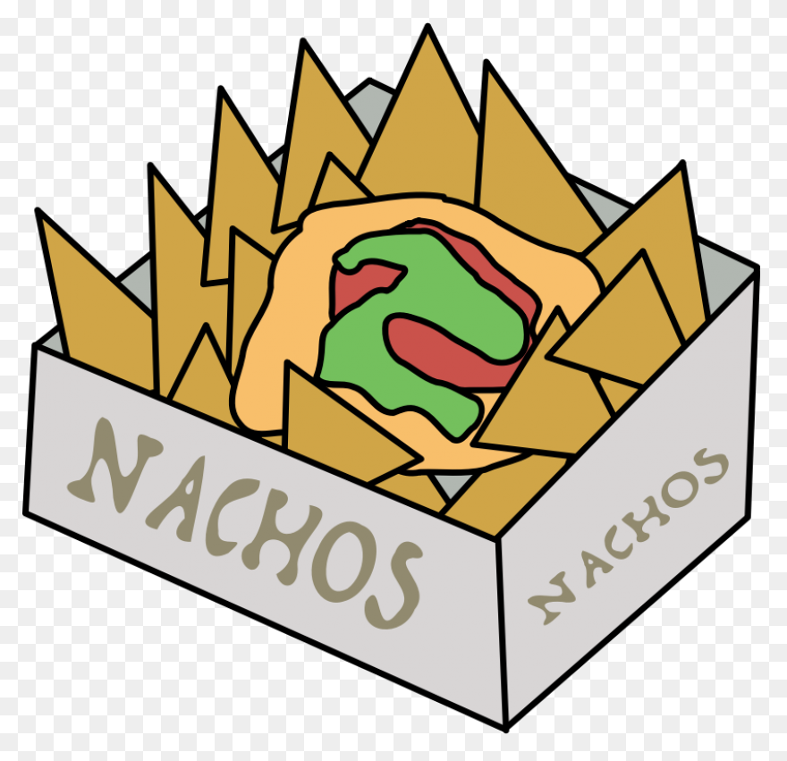 Nachos On A Plate Royalty Free Vect