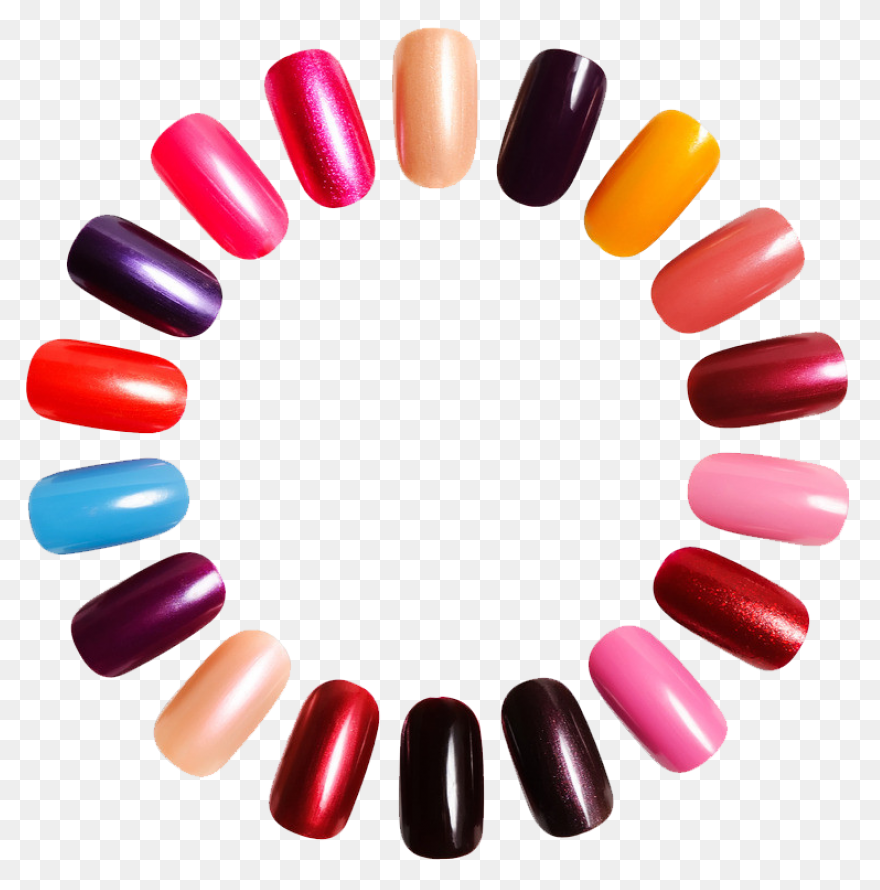Cute Sticker - Nail Polish Clipart 