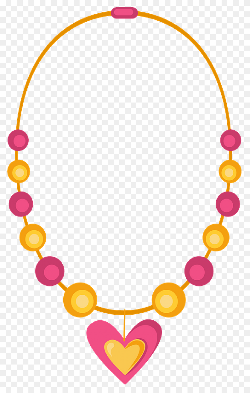 ClipartFlare Heart On Chain Necklac