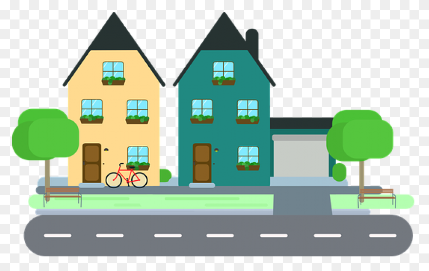 Download Hd House Cottage Residence - Neighborhood