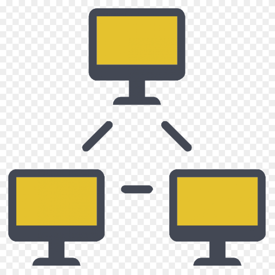 Network Computer Network Vector Png - Network