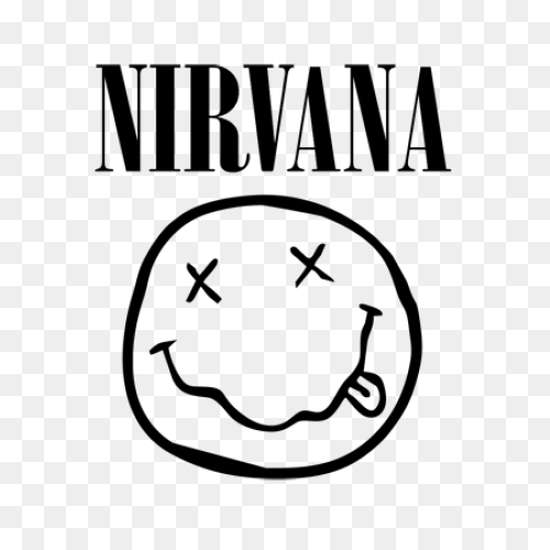 Nirvana Black Symbol Logo PNG-WebP 