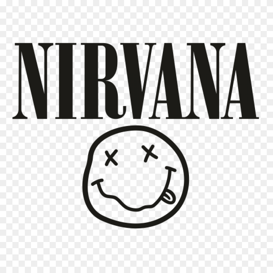 Nirvana Black Symbol Logo PNG - Nirvana