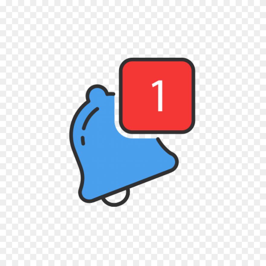 Bell Notification One Notification Free - Notification Icon
