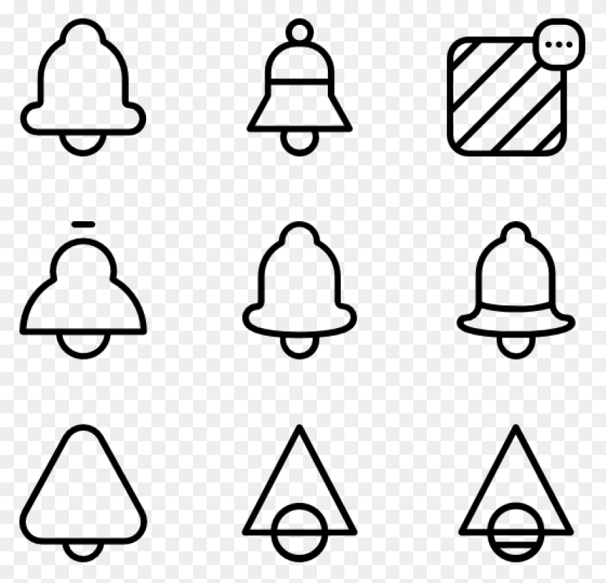 Notification Bell Flat Icon Clipart - Notification Icon