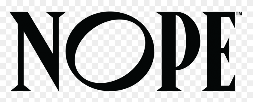 Nope - Minimal, Modern Typography P