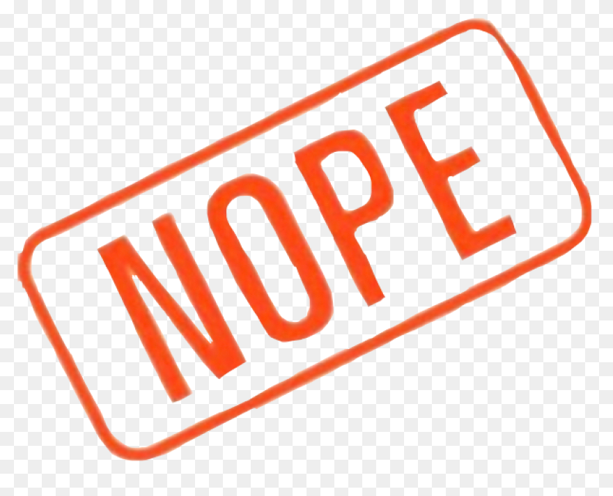Nope - Minimal, Modern Typography P