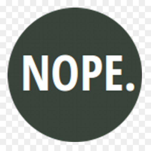 Nope - Minimal, Modern Typography P