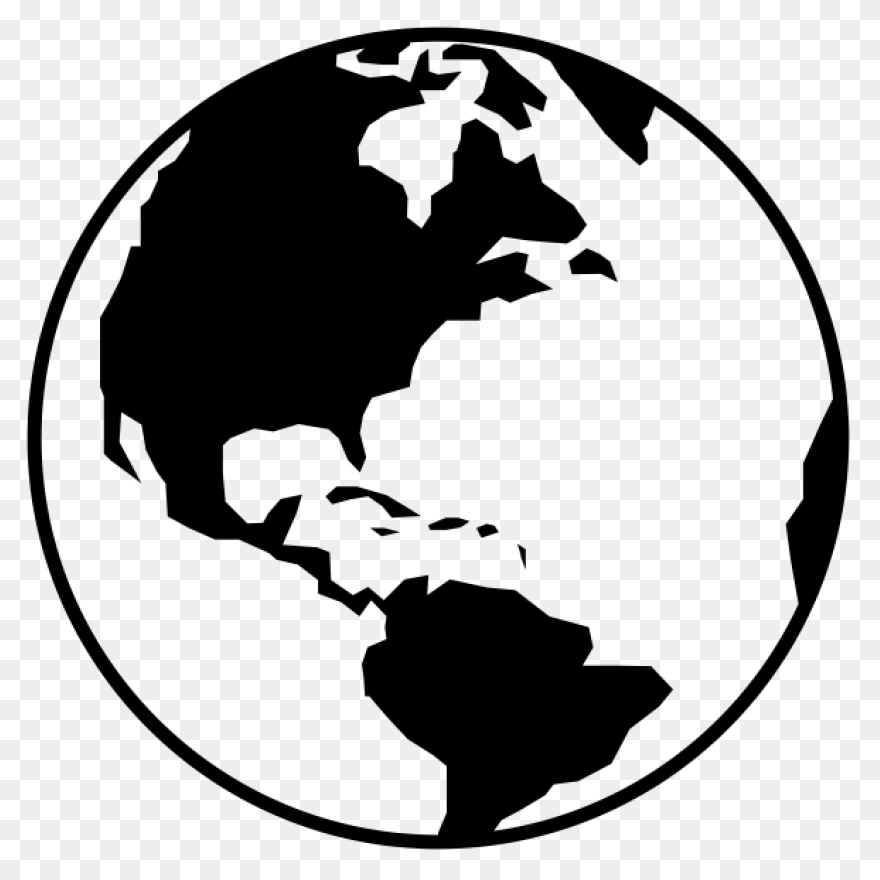 North America Centered Earth Globe