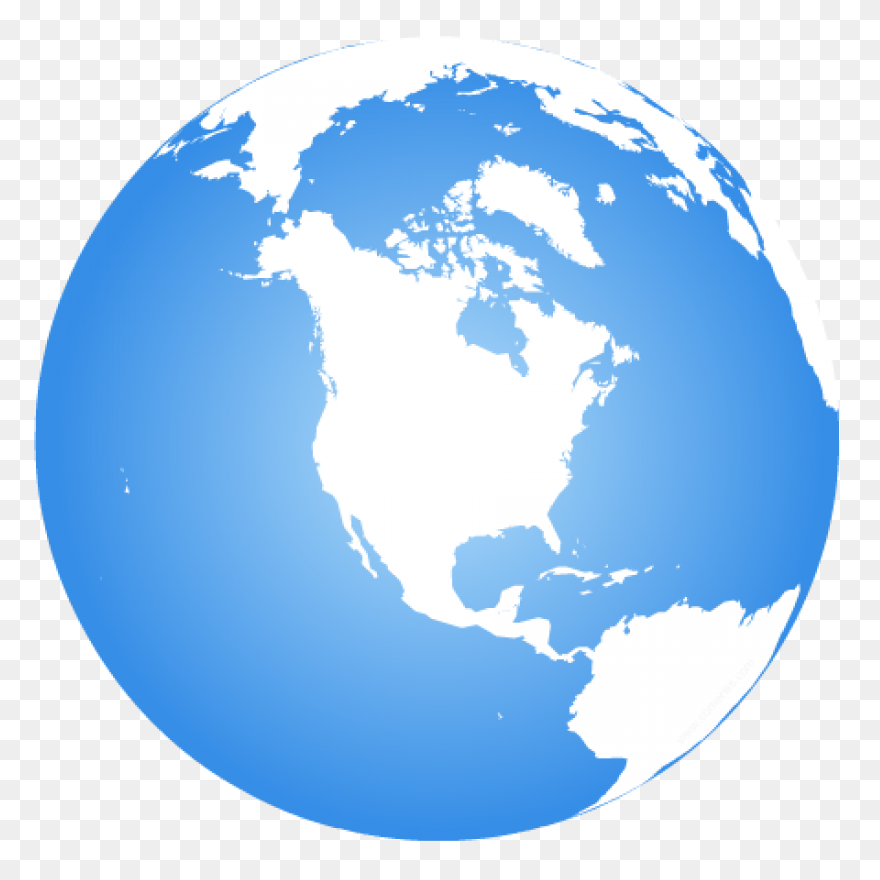 North America Centered Earth Globe - North America