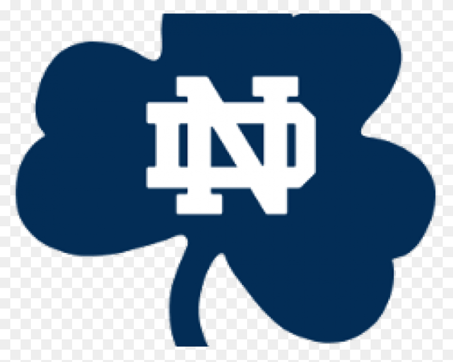 Clover Clipart Notre Dame Notre - Notre Dame Logo