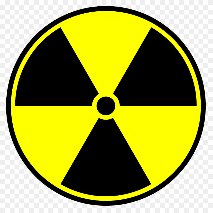 Radioactive Symbol Sticker