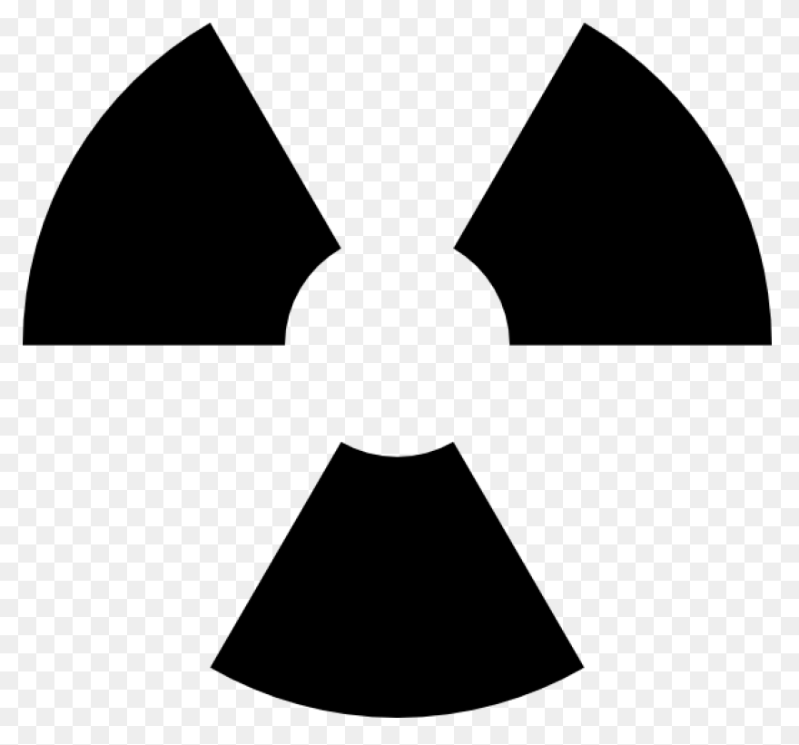 Radioactive Symbol Sticker