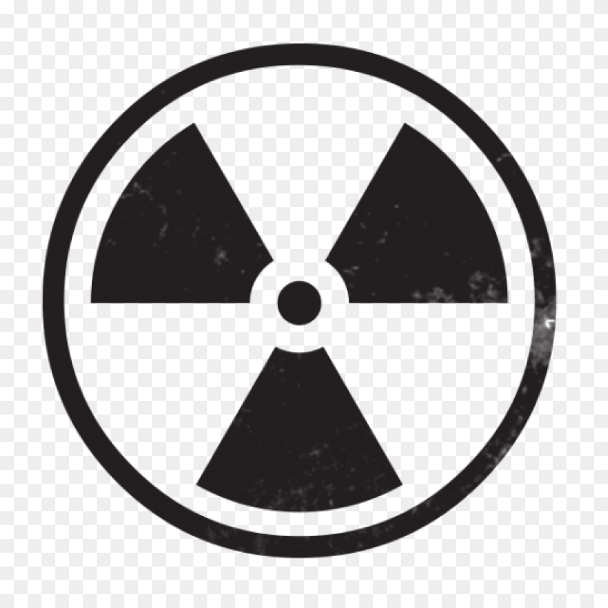Radioactive Symbol Sticker