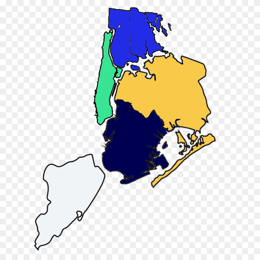 Uber Nyc 5-Boroughs Queens Clipart 