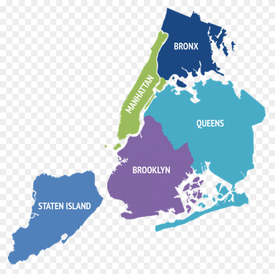 Uber Nyc 5-Boroughs Queens Clipart 