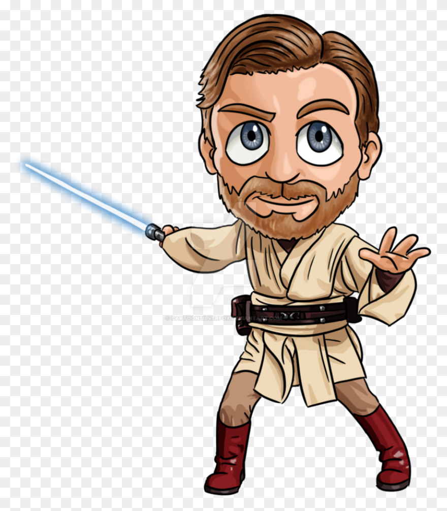 Chibi Obi Wan Kenobi Cartoon - Obi Wan Kenobi