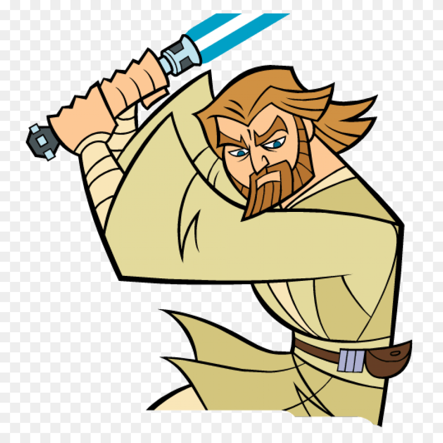 Obi Wan Star Wars Clipart - Obi Wan Kenobi