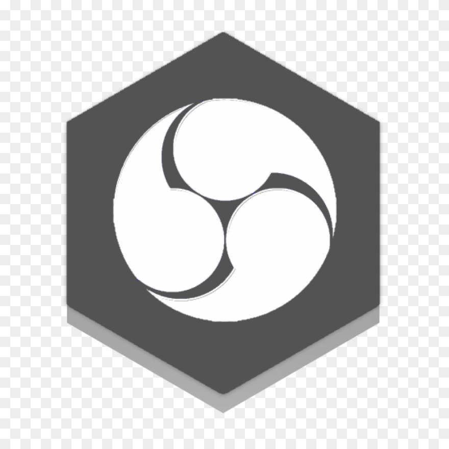 Obs Logo Black Light Blue Gradient 