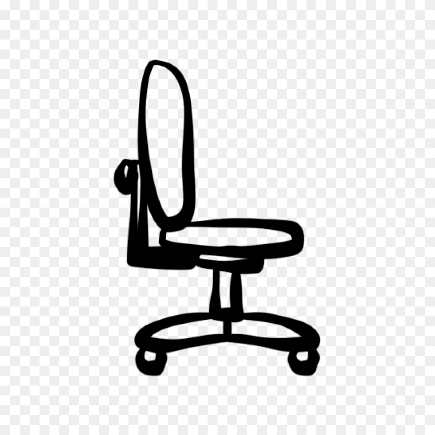 Furniture, Office Chair, Chair Icon