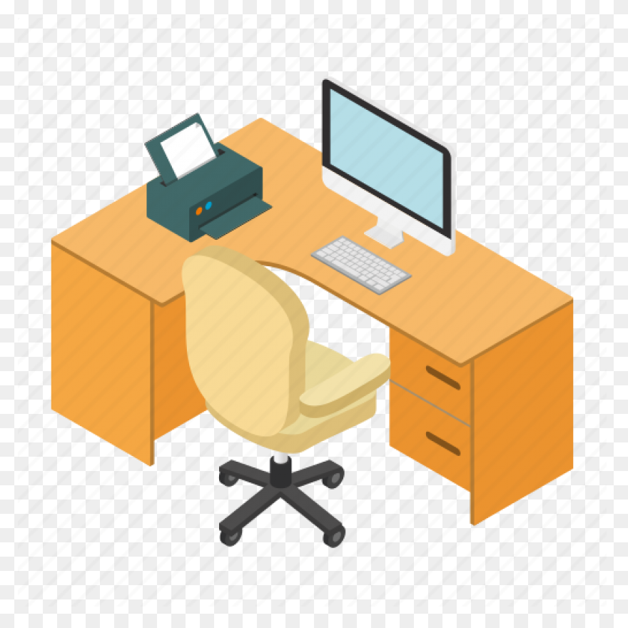 Desk, Furniture, Office, Office Des