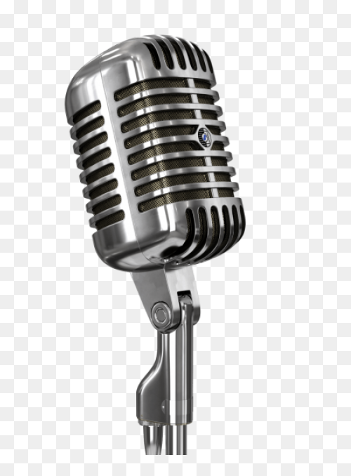 Vintage Microphone Clip Art Image -