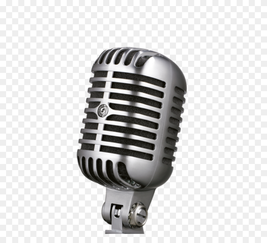 Vintage Microphone Clip Art Image -