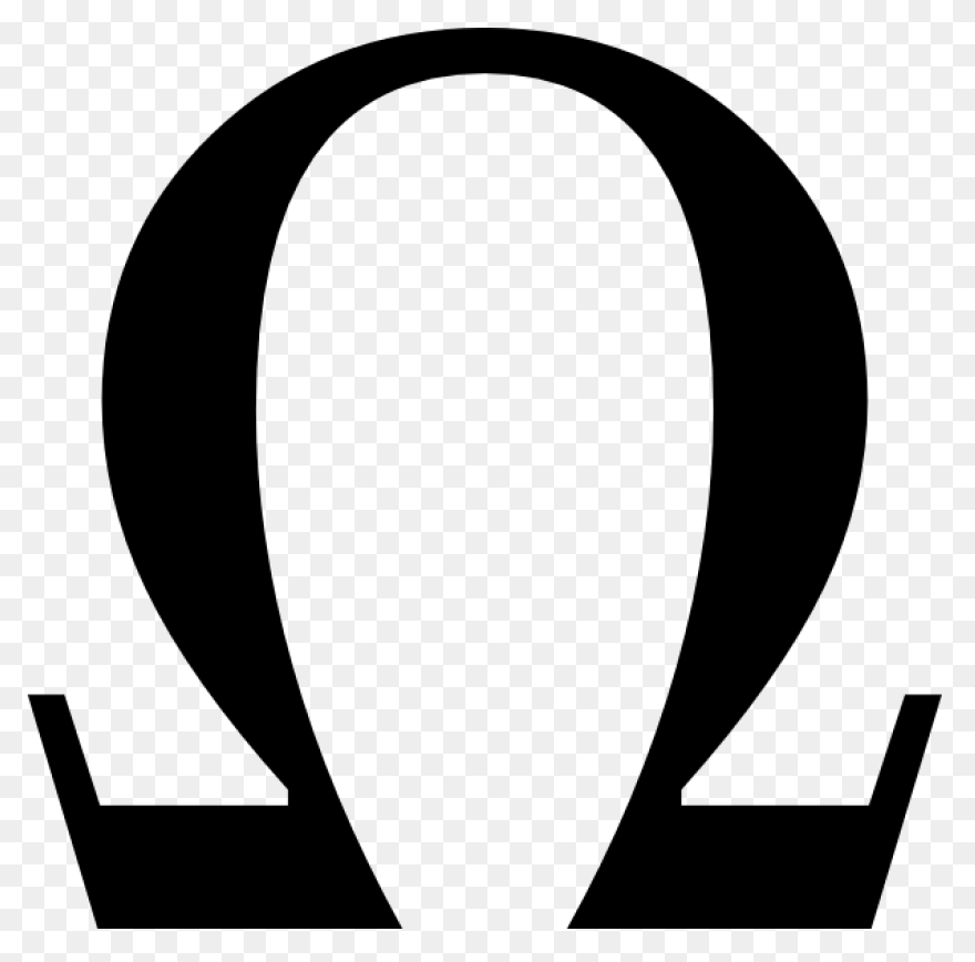Greek Omega Small Clipart At - Omega Symbol