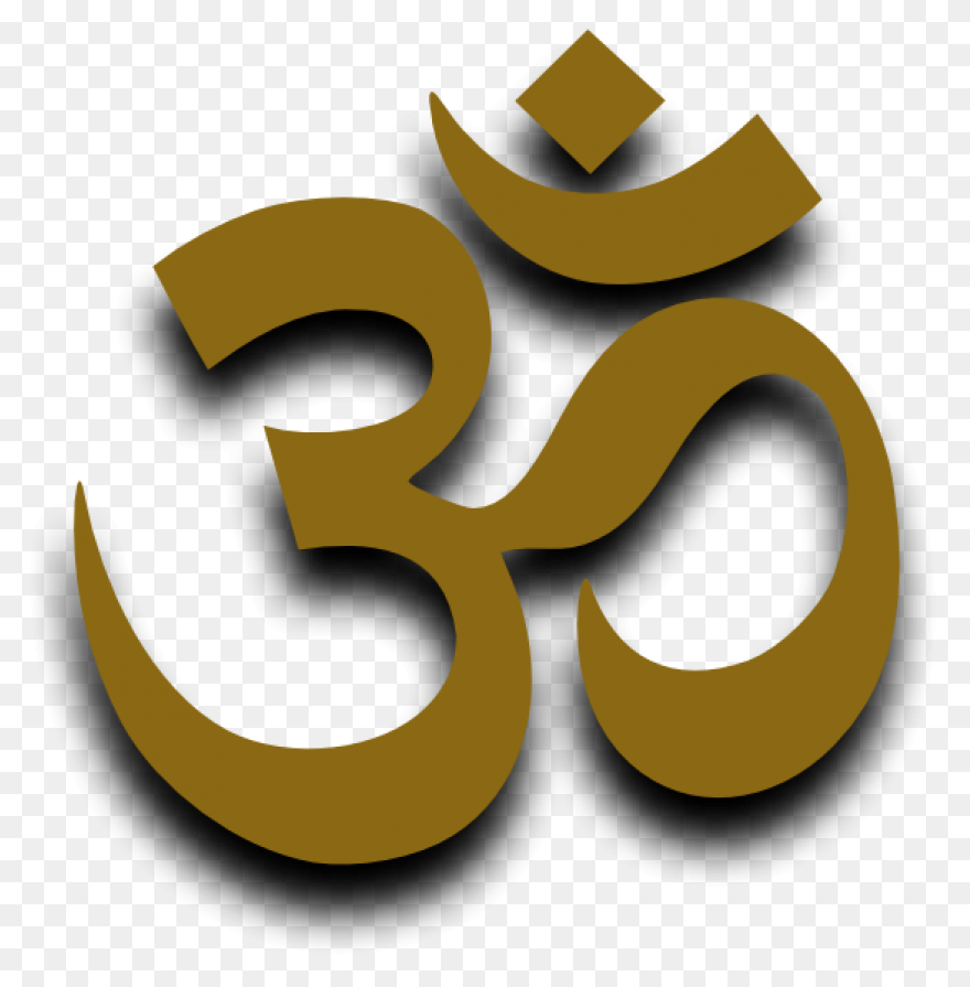 Mantra Om In Golden Lotus Flower Tr