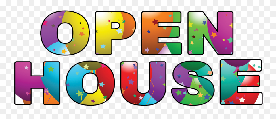 House Shape Red Open House No Frm