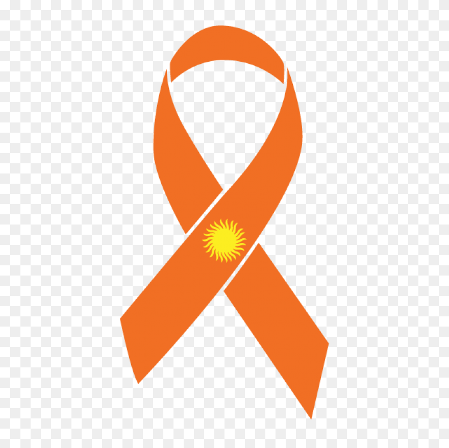Orange Awareness Ribbon Clip Art - 