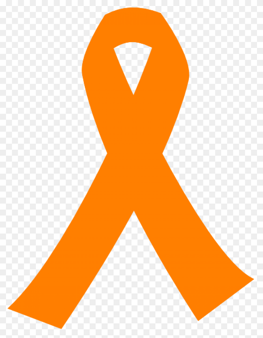 Orange Awareness Ribbon Clip Art - 